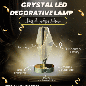 CRYSTAL LED DECORATIVE LAMP